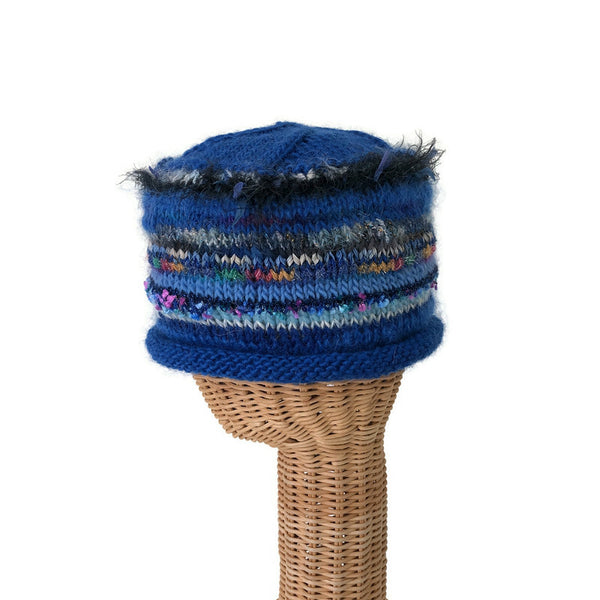 Rolled Brim Beanie Blue