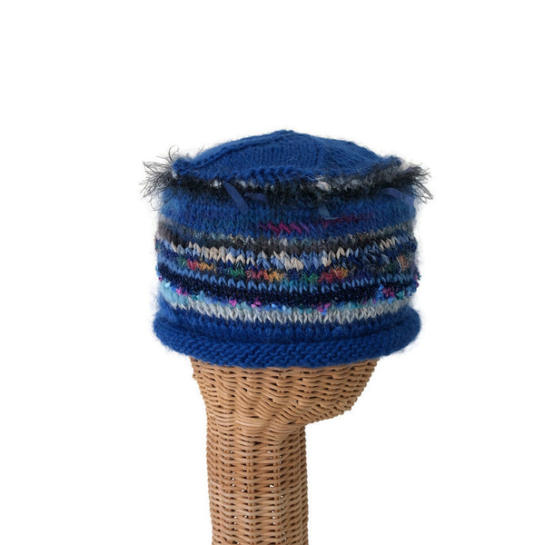 Rolled Brim Beanie Blue