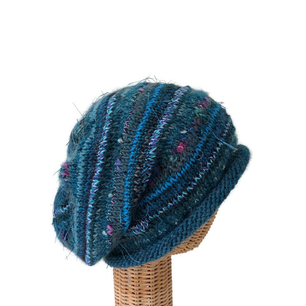 Teal Slouchy Hat