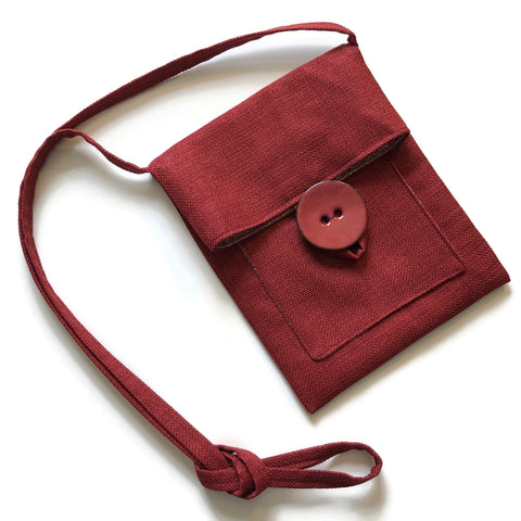 Tag Along Bag Red Upholstery