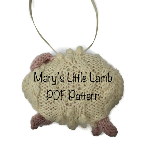 PDF Sheep Pattern "Mary's Little Lamb"