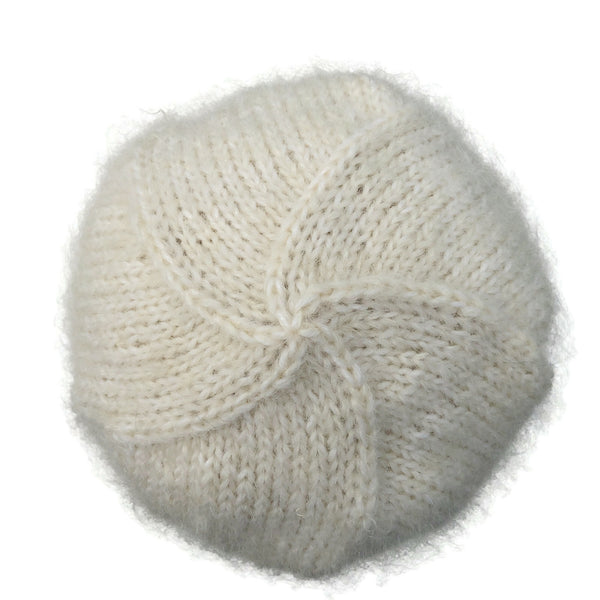 Cabled Hand Knit Hat