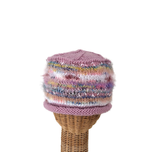 Rolled Brim Beanie Pink