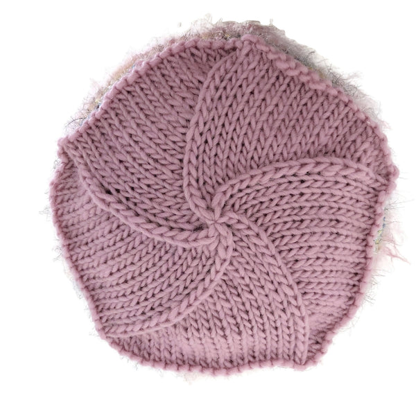 Rolled Brim Beanie Pink