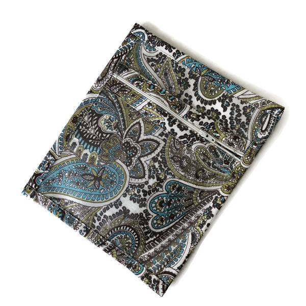 Accessory Bag Green Paisley