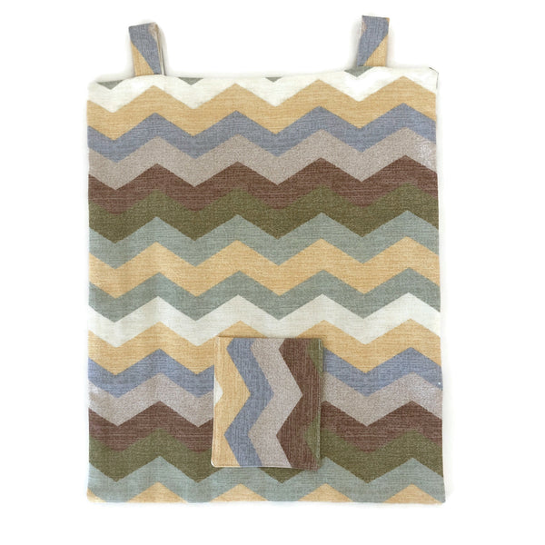 Hanging Organizer 10-Inch Straight Needles Chevron Fabric