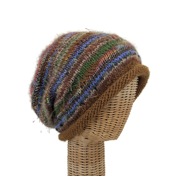 Brown Slouchy Hat