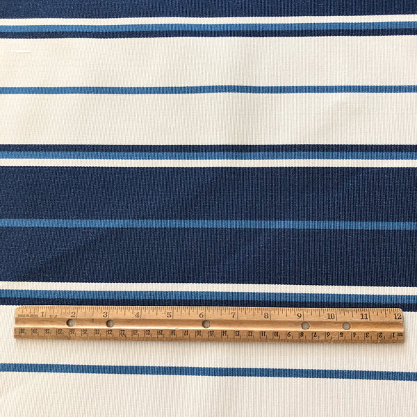 Blue Striped Fabric Nautical