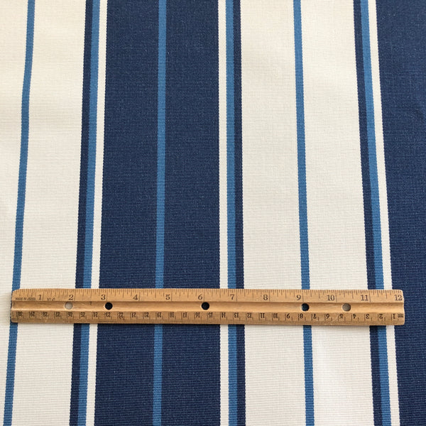 Blue Striped Fabric Nautical