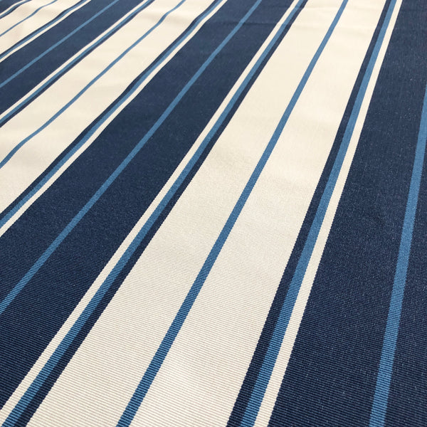 Blue Striped Fabric Nautical