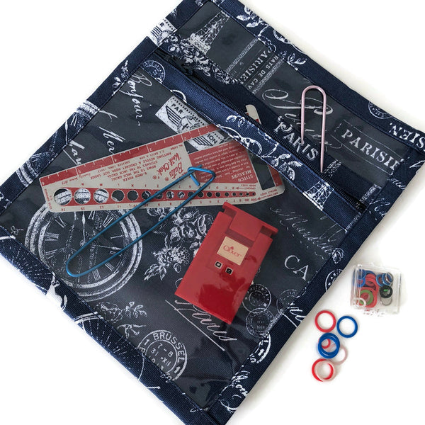 Accessory Bag Navy French Icons